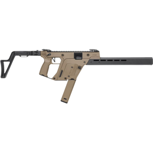 Kriss Vector CRB G3 Semi Automatic Rifle 45 ACP 16" Nitride Threaded Barrel Flat Dark Earth Frame Black Folding Stock - Kriss