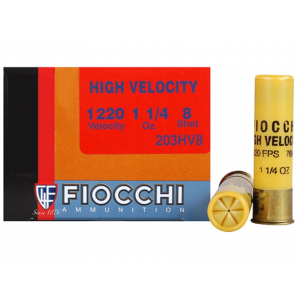 cchi Shooting Dynamics High Velocity 20 Gauge 3 #8 Lead Shot 1-1/4 Oz Case Of 250 (10 Boxes Of 25) Ammo