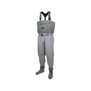Frogg Toggs Men's Hellbender Elite Uninsulated Breathable Boot Foot Chest Waders Green/Gray Large (10-12)