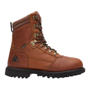Rocky Men's Ranger 8" Waterproof Hunting Boots Leather Brown 12 D