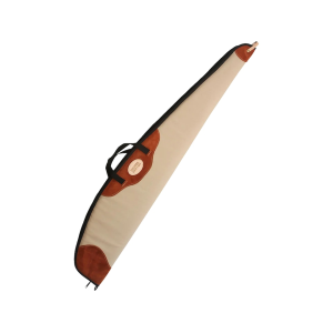 Hunter Scoped Rifle Gun Case 50" Canvas with Leather Trim Khaki