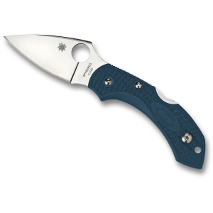 Spyderco Dragonfly 2 Pocket Knife 2.29" Leaf K390 Satin Blade Fiberglass Reinforced Nylon (FRN) Handle Blue