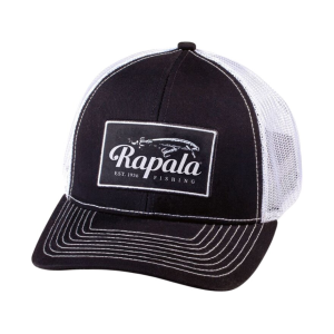 Rapala Mens Mid Pro Patch Hat Black