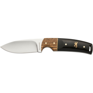 Browning Buckmark Hunter Fixed Blade Knife 3.125" N/A Drop Point 8Cr14MoV Stainless Blade Hardwood Handle