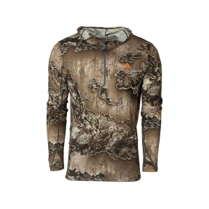 Thacha Gear Men's L-1 Lightweight Merino Hoodie Realtree Excape Medium