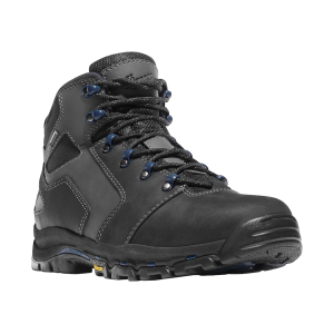 Danner Men's Vicious 4.5" Waterproof Non-Metallic Toe Work Boots Leather Black/Blue 11 D - Danner