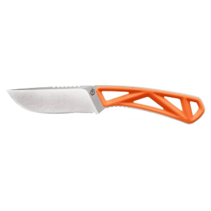 Gerber Exo-Mod Fixed Blade Knife 3.84" Drop Point 7Cr13 Stonewashed Blade Polymer Handle Orange