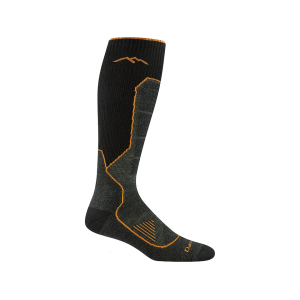 Darn Tough Socks Men's Hunting OTC Midweight Full Cushion Padded Shin Socks Forest Medium