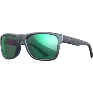 Wiley X Ovation Polarized Sunglasses Graphite Gray Frame Green Mirror Lens - Wiley X