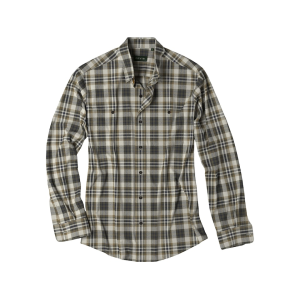 ORVIS Men's Perfect Flannel Shirt Dark Navy/Tarragon Large