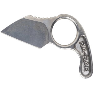 Ka-Bar KA-BAR George Roscoe Fixed Blade Knife 1.8" Sheepsfoot 425 Stainless Blade Stainless Steel Handle Stainless - $49.99 at MidwayUSA