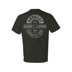 Hornady Men's Double Rocker Short Sleeve Crew Neck T Shirt Dark Olive Heather XL - Hornady
