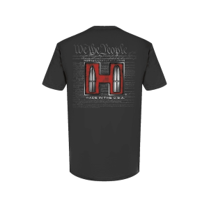 HORNADY Men's We The People Short Sleeve Crew Neck T Shirt Tar Medium