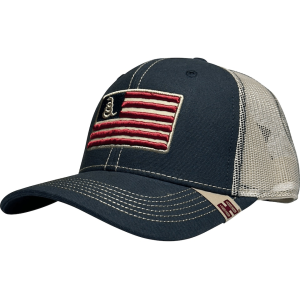Hornady Men's Gadsden Flag Trucker Hat Navy One Size Fits Most - Hornady