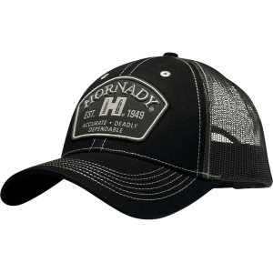 Hornady Men's Accurate Dependable Trucker Hat Black One Size Fits Most - Hornady