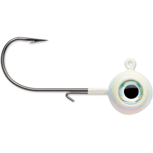 VMC Neon Moon Eye 1/16oz Round Ball Jighead Iridescent Shiner