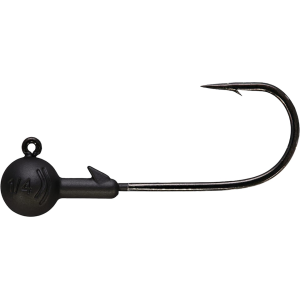 NORTHLAND Tungsten Round Ball 1/8oz Jighead 2/0 Matte Black