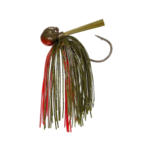 BIG BITE BAITS L.S. Football Jig Green Pumpkin Texas Red 1 oz