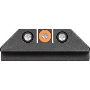 Night Fision Night Sight Set for Glock 20, 21, 40 Orange Front Square Notch Rear - Night Fision