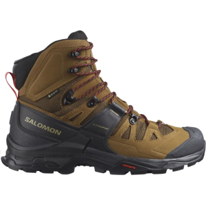Salomon Men's Quest 4 GTX Waterproof Hiking Boots Synthetic Rubber/Black/Fiery Red 13 D