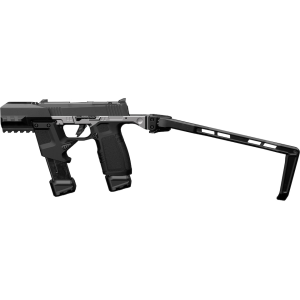 Tyrant Designs Weapon System Pistol Brace Chassis For Sig P365 Gun Metal - Tyrant Designs