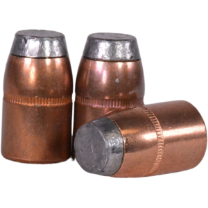 FACTORY SECOND BULLETS Factory Second 45 Caliber (451 Diameter) Bullets 300 Grain Flat Nose Soft Point with Cannelure Box of 50 (Bulk Packaged)