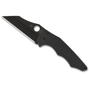 Spyderco YoJumbo Pocket Knife 3.98" Wharncliffe CPM S30V DLC Coat Blade G-10 Handle Black