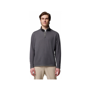 COLUMBIA Men's Slack Tide Quarter Zip Shirt Cypress/Shark Medium