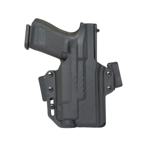 Raven Concealment Perun LC Light Bearing OWB Holster Ambidextrous Sig Sauer P320, M17 with Surefire X300 Polymer Black - Raven Concealment