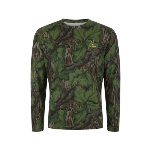 OL' TOM Men's Performance Long Sleeve Crew Neck Shirt Mossy Oak Full Foliage 2XL