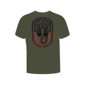 5.11 Men's Untrampled USA T Shirt Military Green Medium