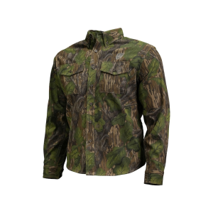 BLOCKER OUTDOORS Men's Finisher Fused Field Long Sleeve Shirt Mossy Oak Full Foliage Medium