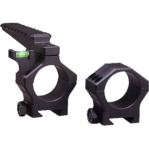 Hawkins Precision Heavy Tactical Offset Level and Top Rail Picatinny 34mm Scope Rings Matte Low - Hawkins Precision