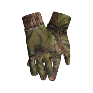 BLOCKER OUTDOORS Men's Finisher Custom Fingerless Gloves Mossy Oak Full Foliage Medium