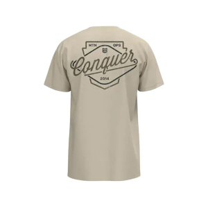 MTN OPS Men's Code Short Sleeve Crew Neck T Shirt Natural Large