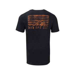 MTN OPS Men's Range Short Sleeve Crew Neck T Shirt Black XL