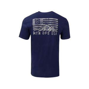 MTN OPS Men's Range Short Sleeve Crew Neck T Shirt Blue 2XL