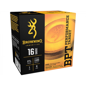 wning BPT Target 16 Gauge 2-3/4 #8 Lead Shot 1 Oz Case Of 250 (10 Boxes Of 25) Ammo
