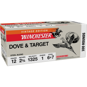 chester XPERT Steel Game & Target 12 Gauge 2-3/4 #6 And #7 Steel Shot 1 Oz Case Of 200 (2 Boxes Of 100) Ammo