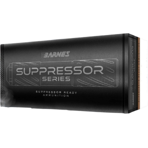 Barnes Suppressor Series Subsonic 300 AAC Blackout Ammo 220 Grain Sierra MatchKing Jacketed Hollow Point Box of 20 - Barnes