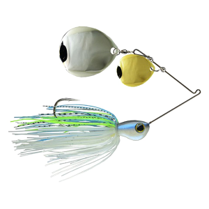 Picasso Titanium HP Double Colorado Spinnerbait 3/8oz Big Sexy Gold/Nickel