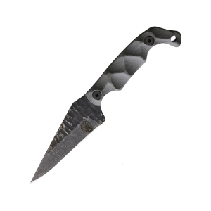 Stroup Knives Bravo 5 Fixed Blade Knife 3.5" Clip Point 1095 Forged Blade G-10 Handle Gray - Stroup Knives