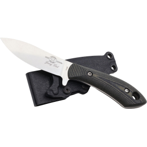 White River Knives Sendero Pack Fixed Blade Knife 3.25" Drop Point CPM S35VN Stonewashed Blade Linen Micarta Handle Olive Drab - White River Knives