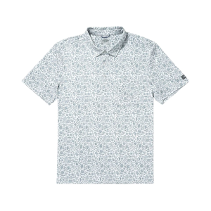 AFTCO Men's Qualifier Short Sleeve Polo Oyster Gray 2XL