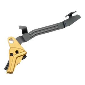 Tyrant Designs I.T.T.S Trigger with Trigger Bar for Glock 43, 43X, 48 Gold/Black - Tyrant Designs