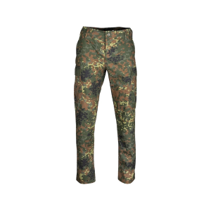 MIL-TEC Men's BDU Rip-Stop Field Pants Flecktarn Camo Small