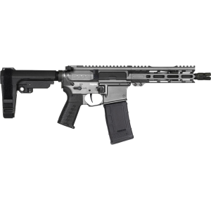 CMMG Banshee Mk4 300 AAC Black Pistol Braceout (7.62x35mm) Pistol 8" Threaded Barrel 30+1 Round Tungsten Pistol Brace - Cmmg