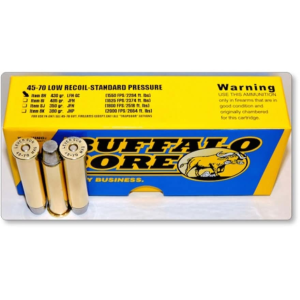 falo Bore 45-70 Government 430 Grain Flat Nose Low Recoil Box Of 20 Ammo