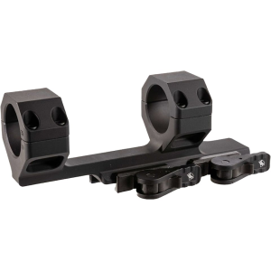 American Defense Delta QD 1-Piece Cantilever Picatinny Scope Mount 30mm Rings Standard Lever 1.93" NV Height Matte Black - American Defense