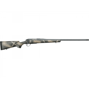 BERGARA Highlander Bolt Action Rifle 6.5 Creedmoor 24" Fluted Cerakote Sniper Gray Threaded Barrel Cerakote Sniper Gray Frame Camo Field Stock